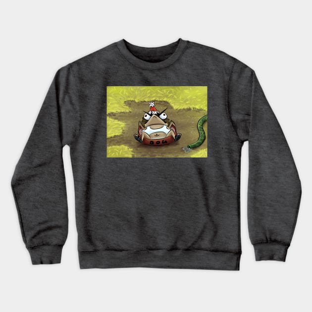 Summer Cane Toad Crewneck Sweatshirt by ThePieLord